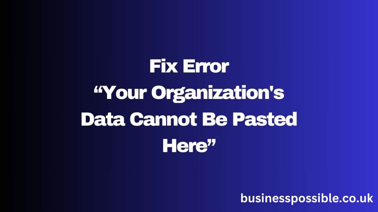 your organization's data cannot be pasted here.