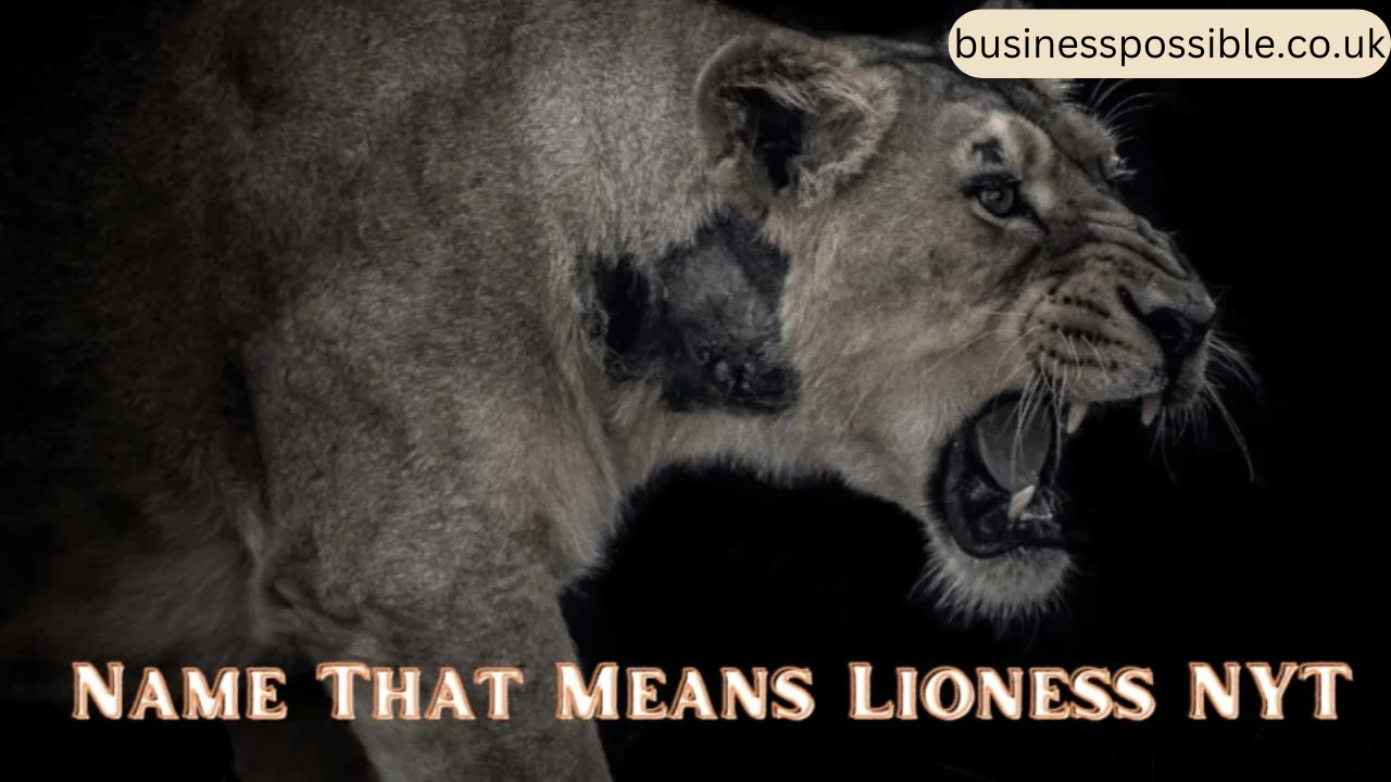 name that means lioness nyt