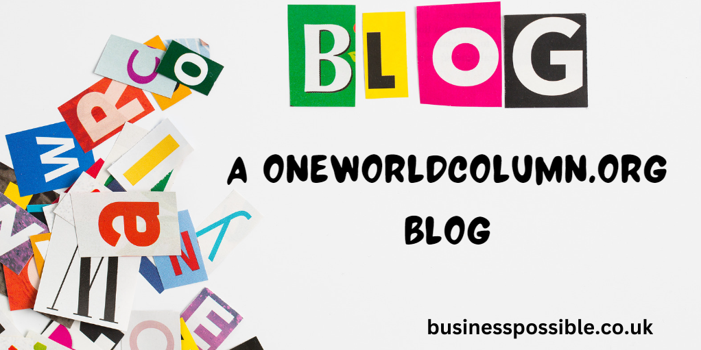 the oneworldcolumn.org #blog