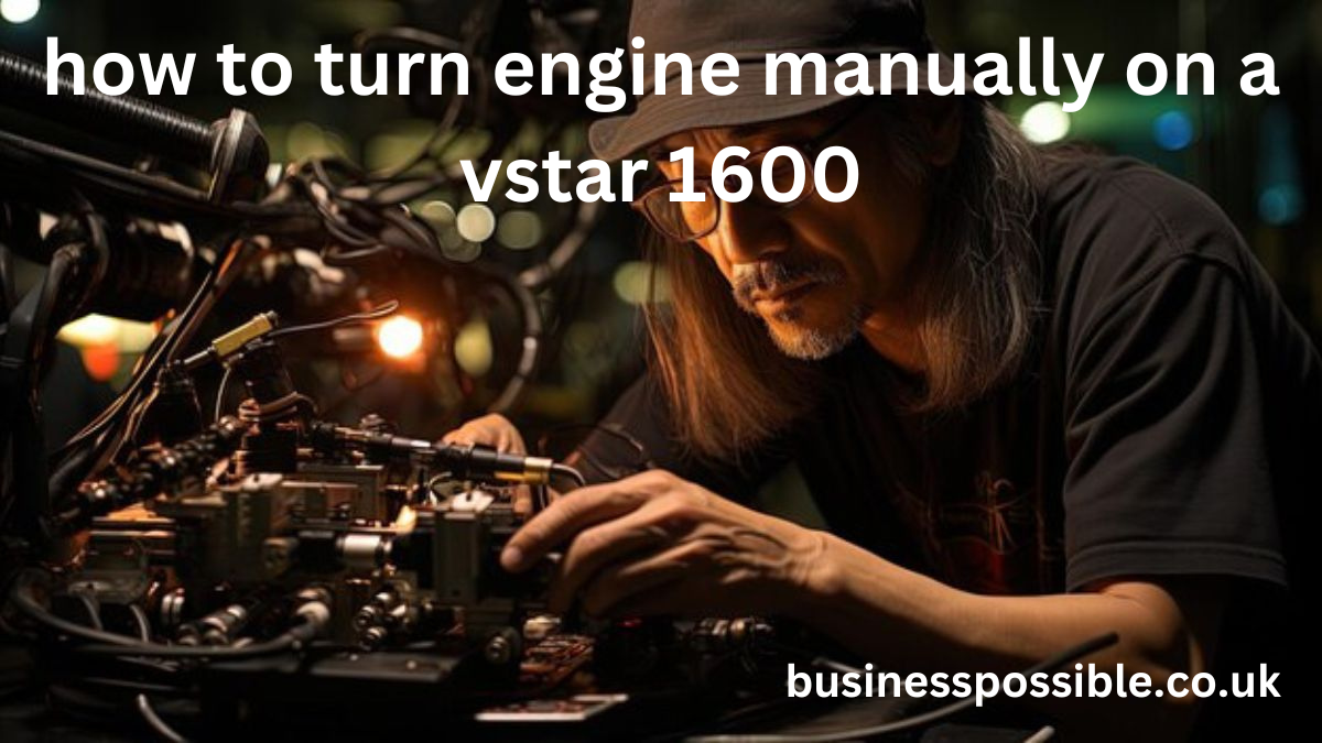 how to turn engine manually on a vstar 1600