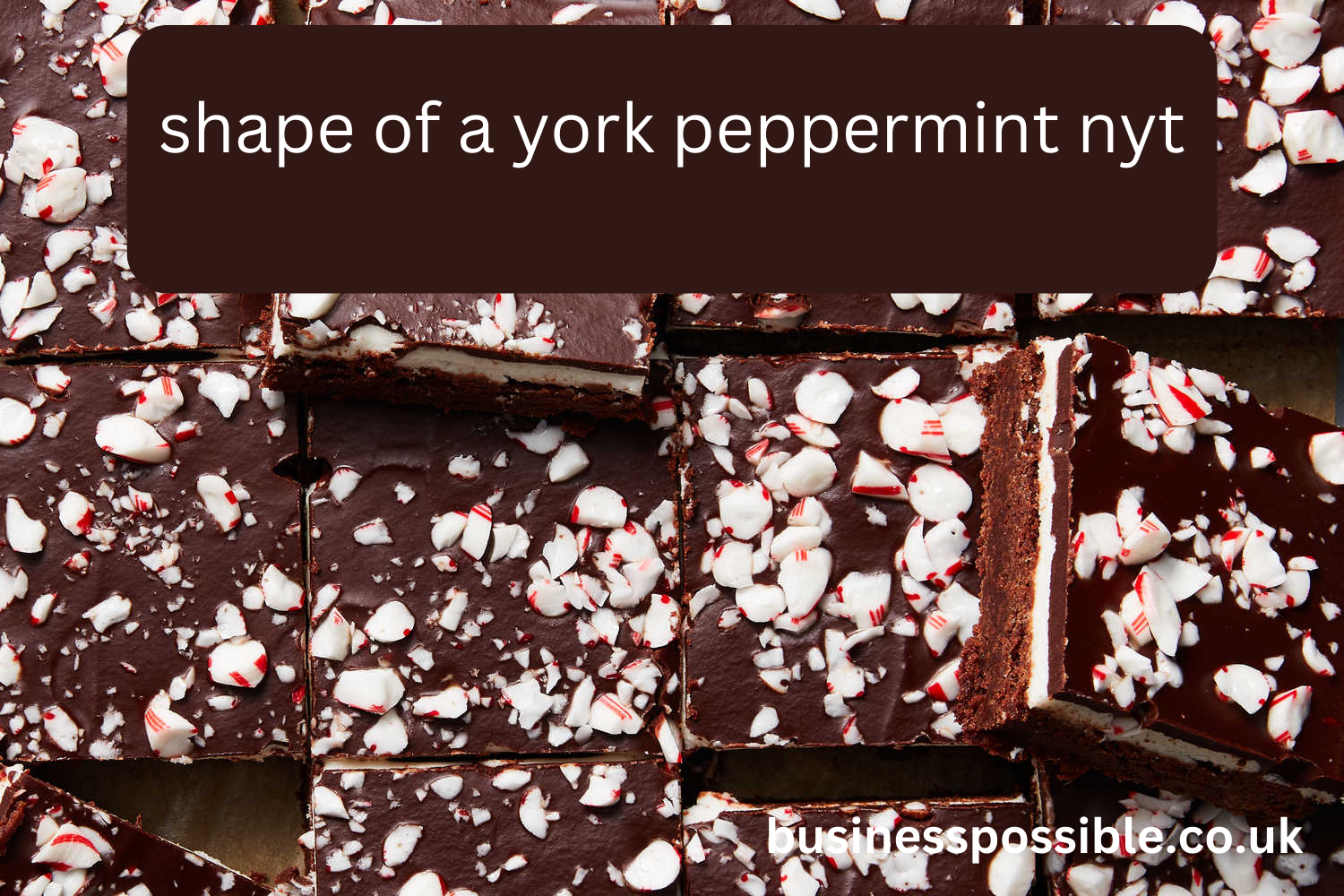 shape of a york peppermint nyt